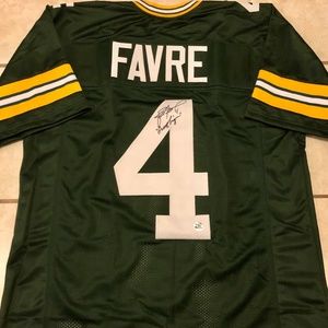 Brett Favre Signed “Gunslinger” Green Bay Packers Jersey Official F…